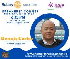 Dennis Cortez 
President - Rotary Club of Turton 
Founder - STEM of HOPE
Founder and CEO - Envirolizer